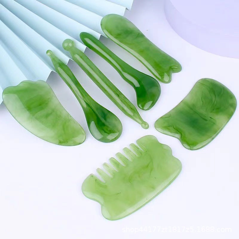 Universal Gua Sha Set for Body and Facial Massage noire